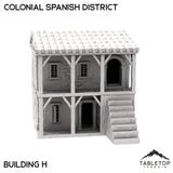 Tabletop Terrain Building 32mm / House H Colonial Spanish District