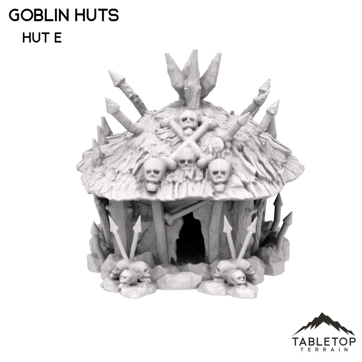 Tabletop Terrain Building 32mm / Hut E Goblin Huts