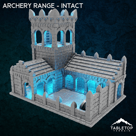 Tabletop Terrain Building 32mm / Intact Archery Range - Kingdom of Tor Ithilas