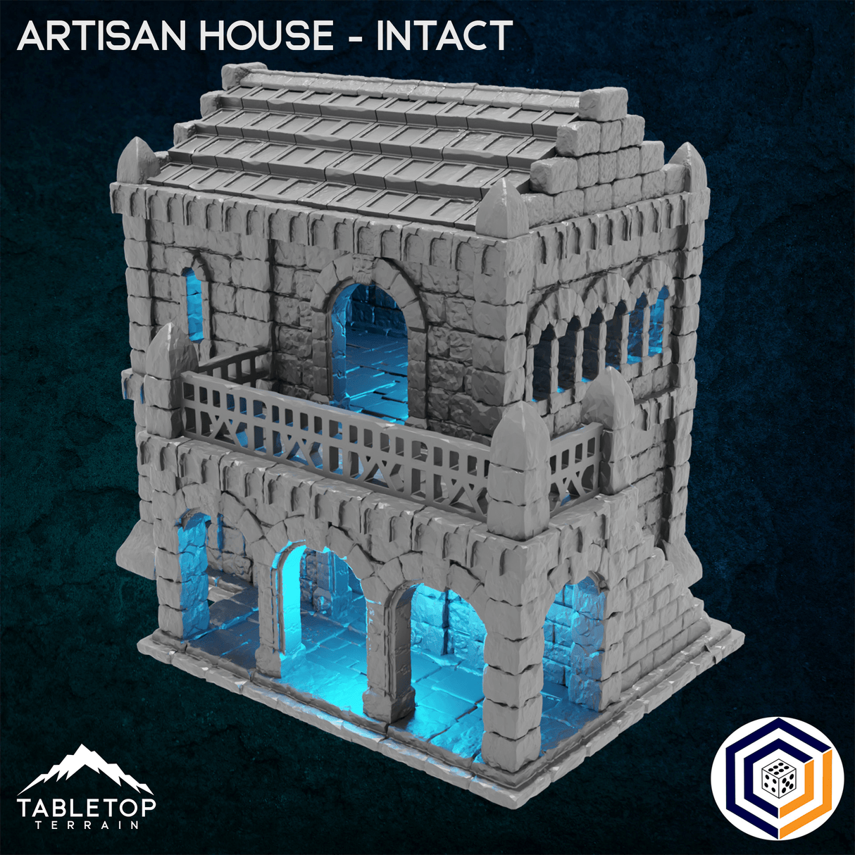 Tabletop Terrain Building 32mm / Intact Artisan House - Kingdom of Tor Ithilas