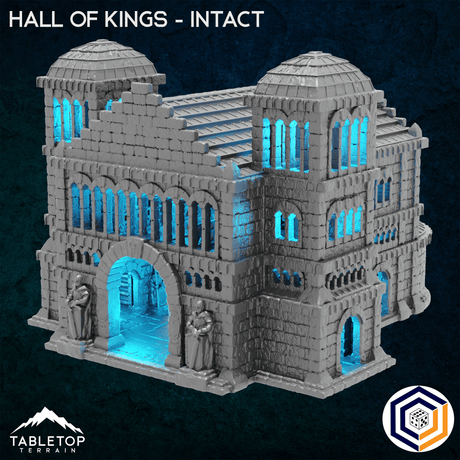 Tabletop Terrain Building 32mm / Intact Hall of Kings - Kingdom of Tor Ithilas