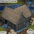 Tabletop Terrain Building 32mm / Intact Merchant's House - Kingdom of Saxonia
