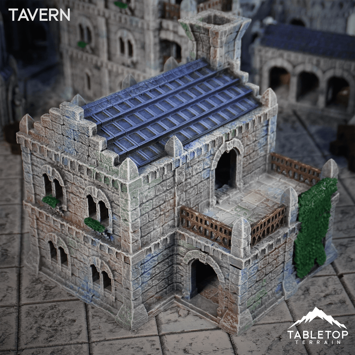 Tabletop Terrain Building 32mm / Intact Tavern - Kingdom of Tor Ithilas