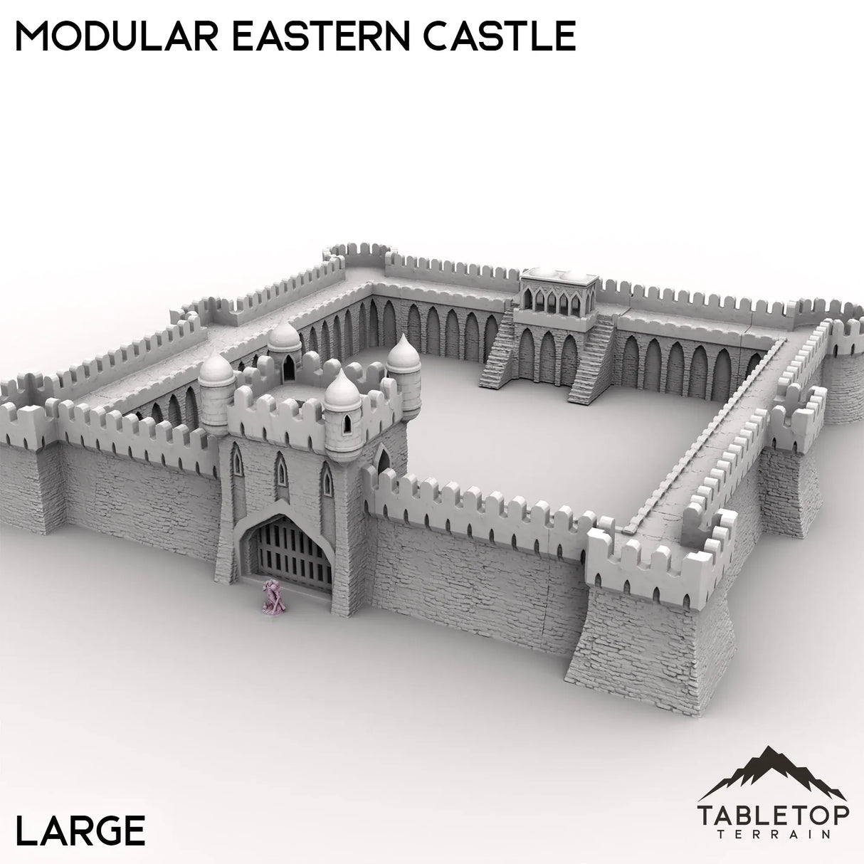 Tabletop Terrain Building 32mm / Large Modular Eastern Castle