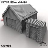 Tabletop Terrain Building 32mm / Scatter Soviet Rural Village