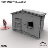 Tabletop Terrain Building 32mm / Shed Normandy Village 2
