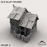 Tabletop Terrain Building 32mm / Slum House 2 Old Slum Houses