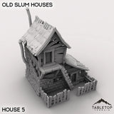 Tabletop Terrain Building 32mm / Slum House 5 Old Slum Houses