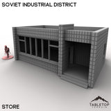 Tabletop Terrain Building 32mm / Store Soviet Industrial District