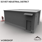 Tabletop Terrain Building 32mm / Workshop Soviet Industrial District