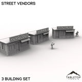 Tabletop Terrain Building 40mm / 3 Street Vendors - MCP Building