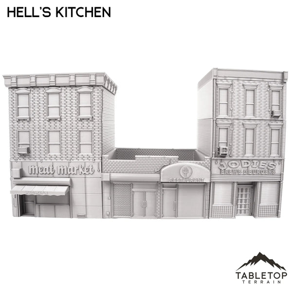 Tabletop Terrain Building 40mm / Full Set Hell's Kitchen City Block