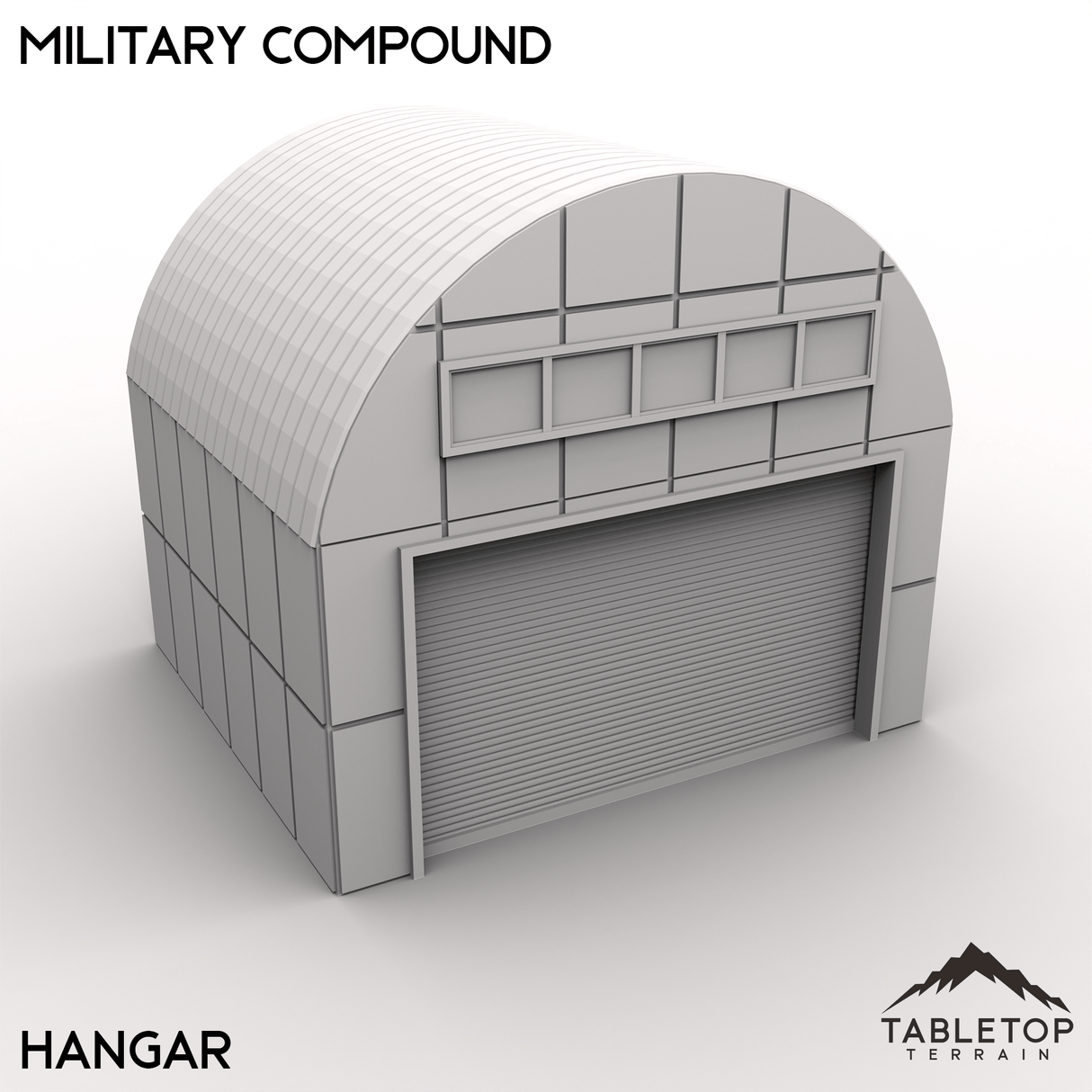 Tabletop Terrain Building 40mm / Hangar Military Compound