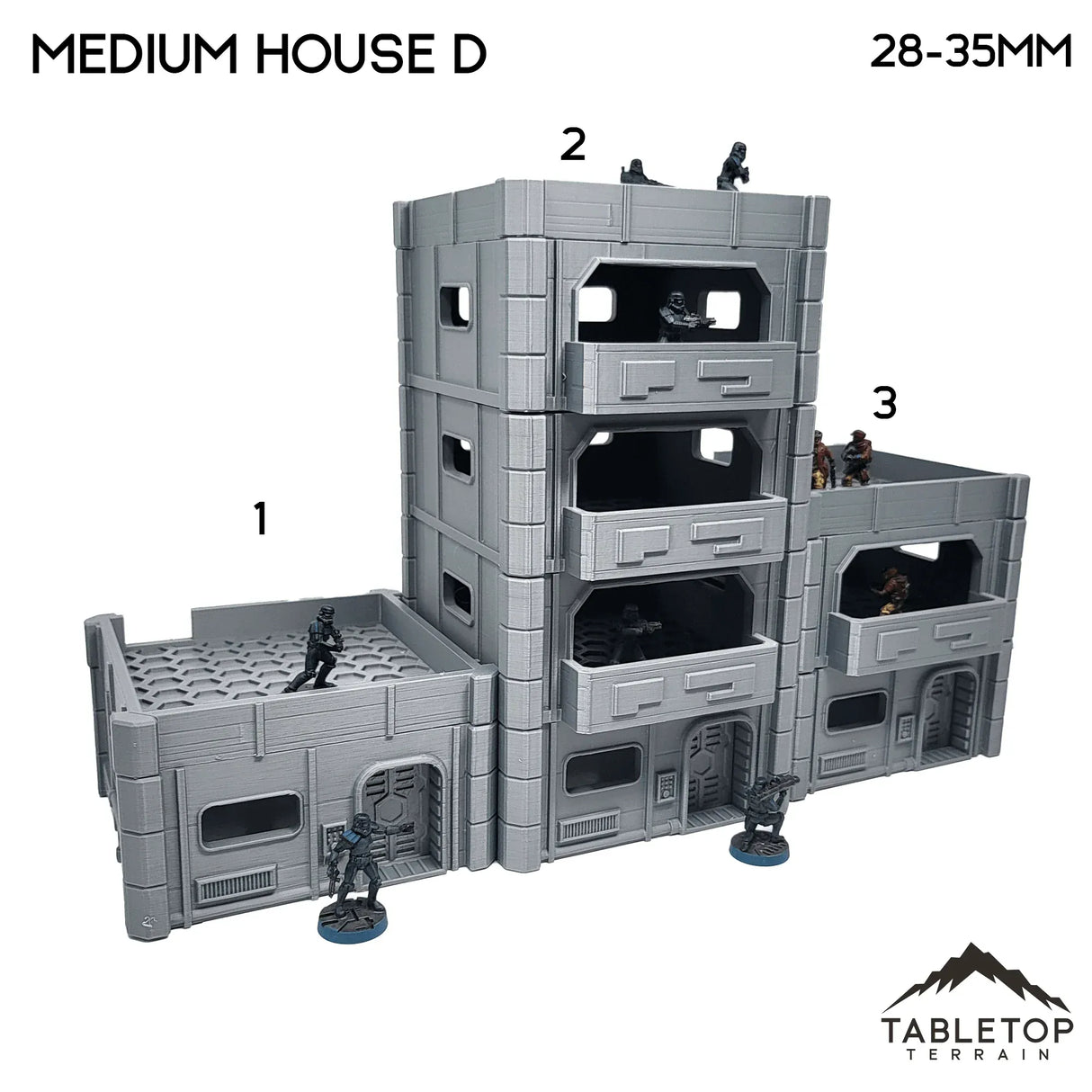 Tabletop Terrain Building 40mm / House 1 Midrim City Medium House D - Star Wars Legion Building