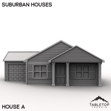 Tabletop Terrain Building 40mm / House A Suburban Houses