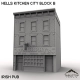 Tabletop Terrain Building 40mm / Irish Pub Hells Kitchen City Block B