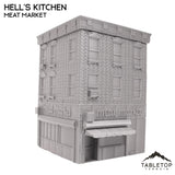 Tabletop Terrain Building 40mm / Meat Market Hell's Kitchen City Block