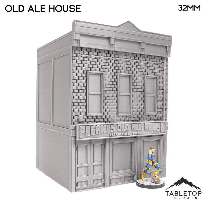 Tabletop Terrain Building 40mm / Old Ale House / With Floor Bleecker Street City Block - Marvel Crisis Protocol Building