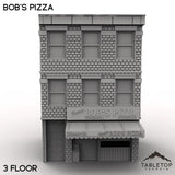 Tabletop Terrain Building 40mm / Three Floor Bob's Pizza