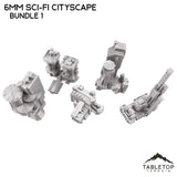 Tabletop Terrain Building 6mm Sci-Fi Cityscape Bundle 1