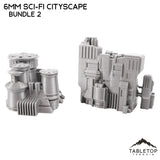 Tabletop Terrain Building 6mm Sci-Fi Cityscape Bundle 2