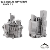 Tabletop Terrain Building 6mm Sci-Fi Cityscape Bundle 2