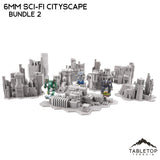 Tabletop Terrain Building 6mm Sci-Fi Cityscape Bundle 2