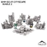 Tabletop Terrain Building 6mm Sci-Fi Cityscape Bundle 2