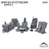 Tabletop Terrain Building 6mm Sci-Fi Cityscape Bundle 3