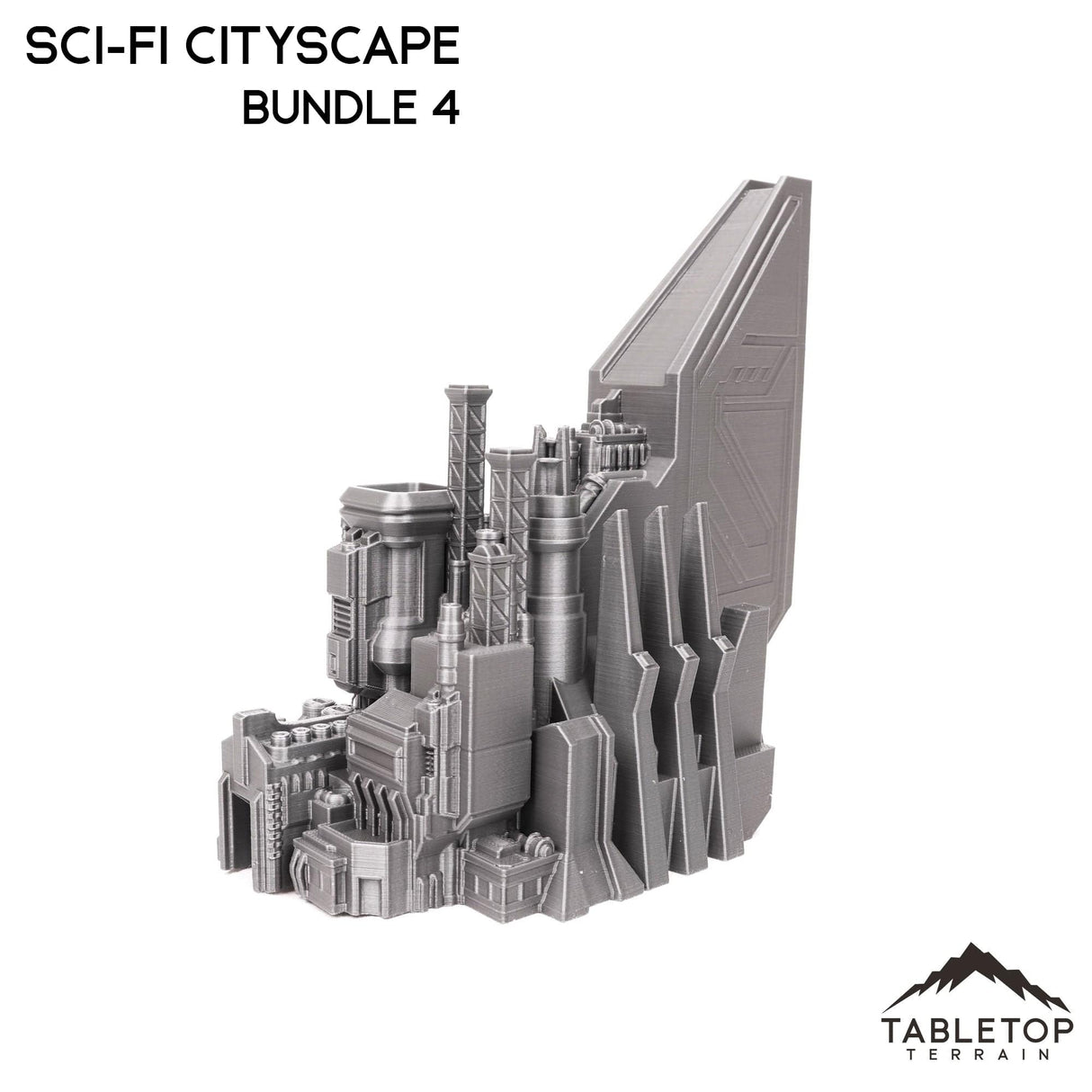 Tabletop Terrain Building 6mm Sci-Fi Cityscape Bundle 4