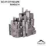 Tabletop Terrain Building 6mm Sci-Fi Cityscape Bundle 4