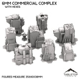 Tabletop Terrain Building 6mm Sci-Fi Commercial Complex Bundle 1