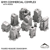 Tabletop Terrain Building 6mm Sci-Fi Commercial Complex Bundle 1
