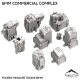 Tabletop Terrain Building 6mm Sci-Fi Commercial Complex Bundle 1