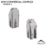 Tabletop Terrain Building 6mm Sci-Fi Commercial Complex Bundle 2