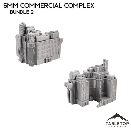 Tabletop Terrain Building 6mm Sci-Fi Commercial Complex Bundle 2