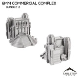 Tabletop Terrain Building 6mm Sci-Fi Commercial Complex Bundle 2