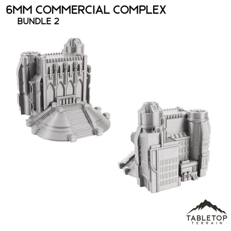Tabletop Terrain Building 6mm Sci-Fi Commercial Complex Bundle 2