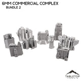 Tabletop Terrain Building 6mm Sci-Fi Commercial Complex Bundle 2