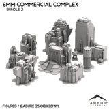 Tabletop Terrain Building 6mm Sci-Fi Commercial Complex Bundle 2