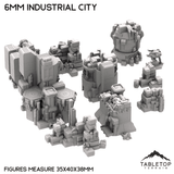 Tabletop Terrain Building 6mm Sci-Fi Industrial City Bundle 1