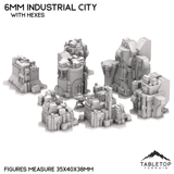 Tabletop Terrain Building 6mm Sci-Fi Industrial City Bundle 1