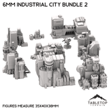 Tabletop Terrain Building 6mm Sci-Fi Industrial City Bundle 2