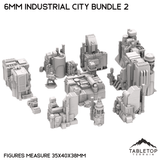 Tabletop Terrain Building 6mm Sci-Fi Industrial City Bundle 2