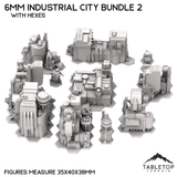 Tabletop Terrain Building 6mm Sci-Fi Industrial City Bundle 2