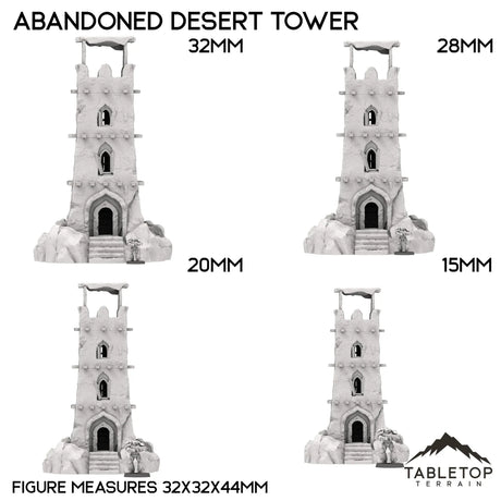 Tabletop Terrain Building Abandoned Desert Tower