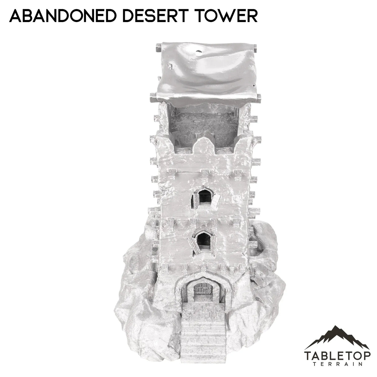 Tabletop Terrain Building Abandoned Desert Tower