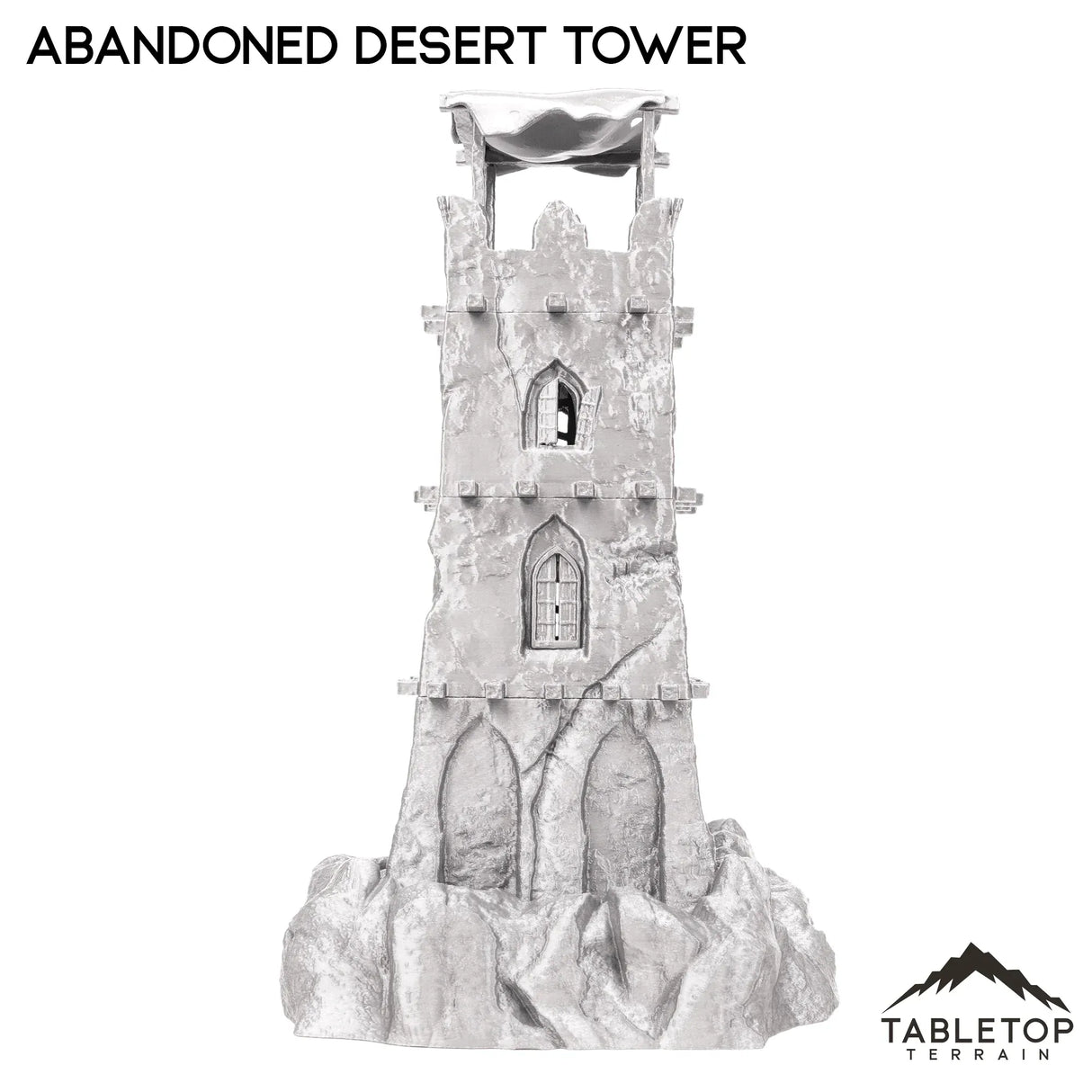 Tabletop Terrain Building Abandoned Desert Tower