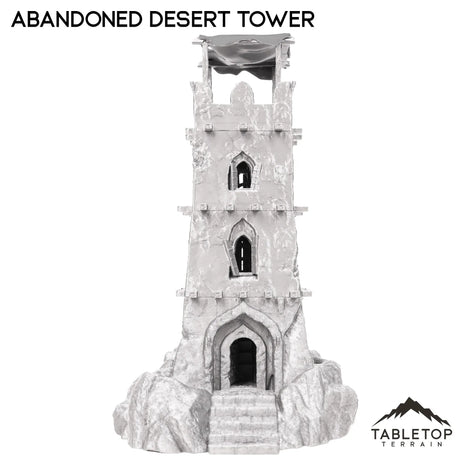Tabletop Terrain Building Abandoned Desert Tower