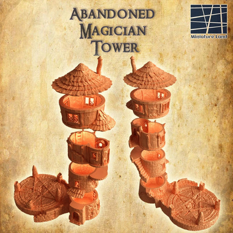 Tabletop Terrain Building Abandoned Magician Tower